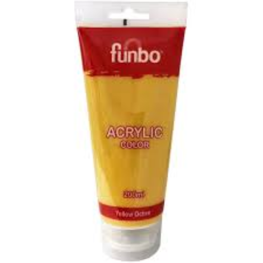 Funbo Acrylic TUBE 100ml 29 YELLOW OCHRE FO-AC-100-029